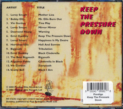Augustus Pablo, Vin Gordon, Leroy Smart, Etc. - Keep The Pressure Down [New CD]