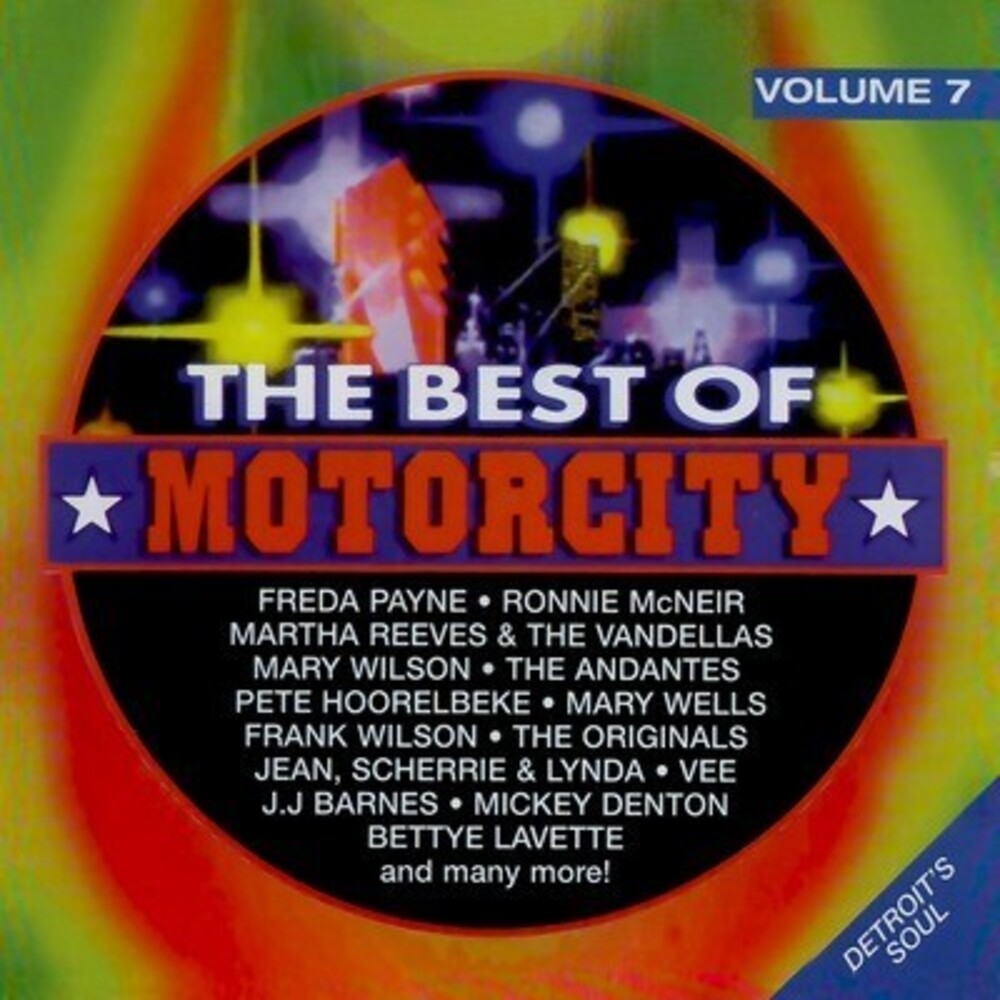Best Of Motorcity - Best of Motorcity Vol. 7 / Various Music CD