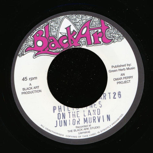 Jr. Murvin - Philistines On The Land  /  The Upsetters - Bingo Kid (rhythm: "Jr. Murvin - Police And Thieves") (UK press) [New Vinyl Record 7" Single]
