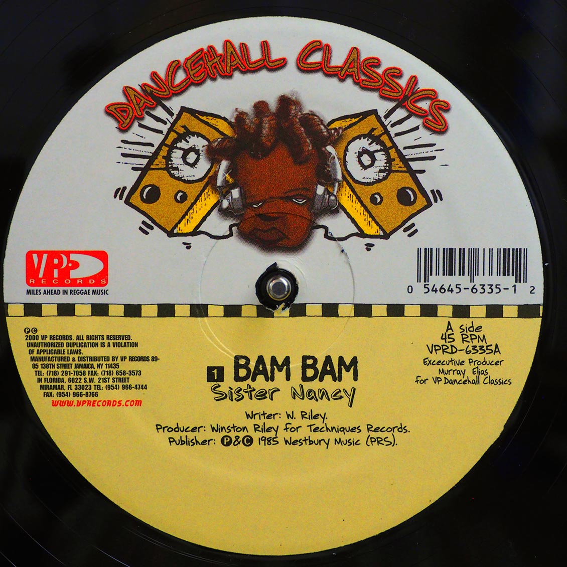Sister Nancy - Bam Bam  /  Stalag Version (rhythm: "Stalag") [New Vinyl Record 12" Single]