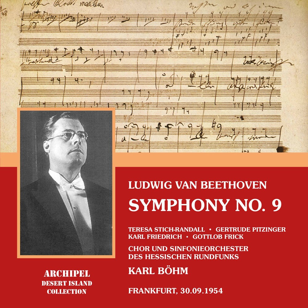 Beethoven / Stich-Randall / Friedrich / Frick - Symphony 9 in D minor Op 125 [CD]