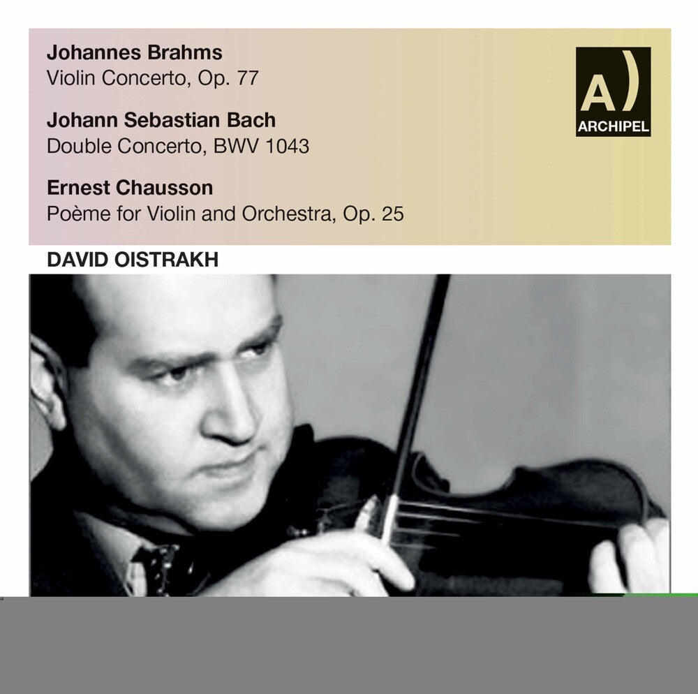 Brahms / Oistrakh - VLN Con Op. 77 Bach BW Music CD