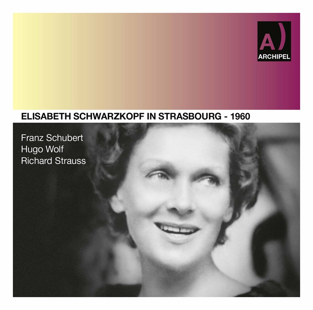 Schwarzkopf / Bonneau - Live in Strasbourg Music CD