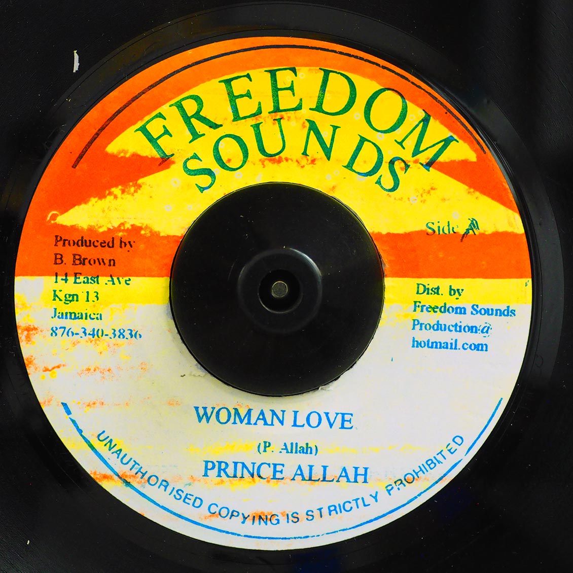 Prince Alla - Woman Love [New Vinyl Record 7" Single]