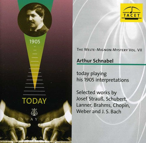 Straub / Schnabel / Schubert / Lanner / Brahms - Welte-Mignon Mystery 8: Arthur Schnabel Today [CD]