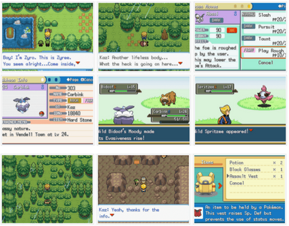 Pokemon Dark Rising GBA ROM Hack Video Game Boy Advance