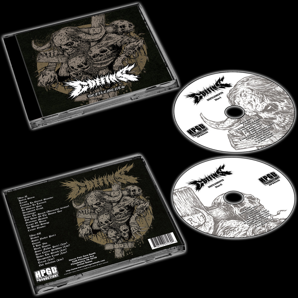 COFFINS - Defilements 2CD [New]
