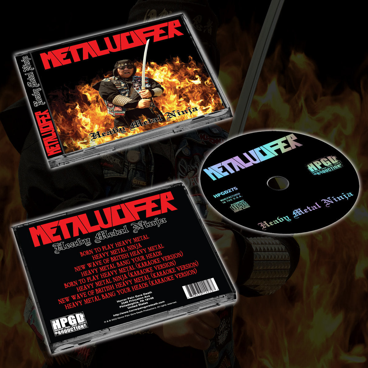 METALUCIFER - Heavy Metal Ninja (American Assault) CD [New]