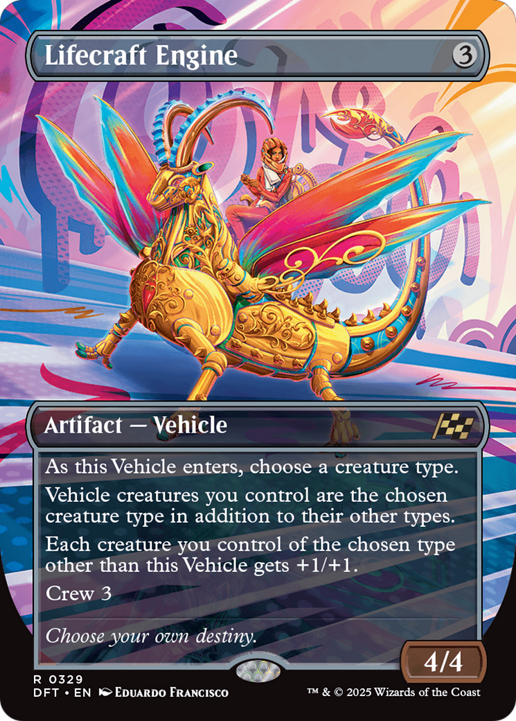 Lifecraft Engine (DFT-329) - Aetherdrift (Borderless) Foil