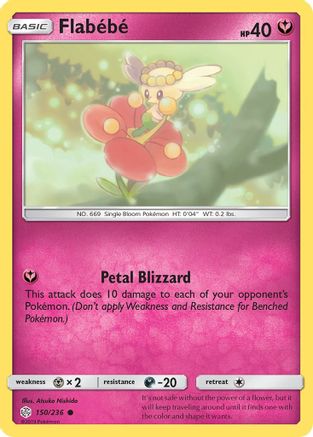 Flabebe 150/236 - SM  Cosmic Eclipse
