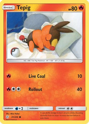 Tepig 031/236 - SM  Cosmic Eclipse