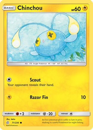 Chinchou 071/236 - SM  Cosmic Eclipse