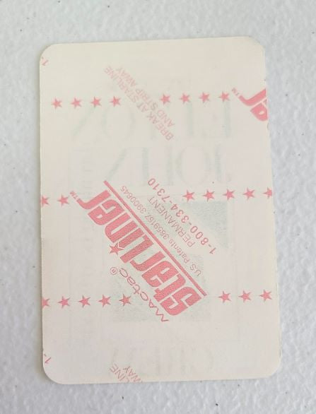 Elton John Breaking Hearts Tour 1984 Backstage Pass