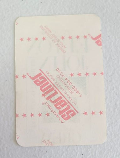 Elton John Breaking Hearts Tour 1984 Backstage Pass