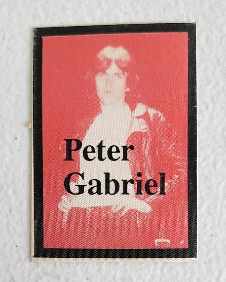 Peter Gabriel 80's in Concert Cloth Small Backstage Pass 2"x3"