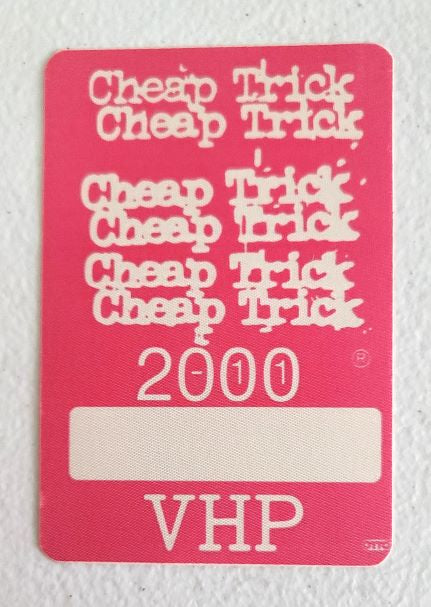 Cheap Trick on Tour 2000 VHP Backstage Pass OTTO