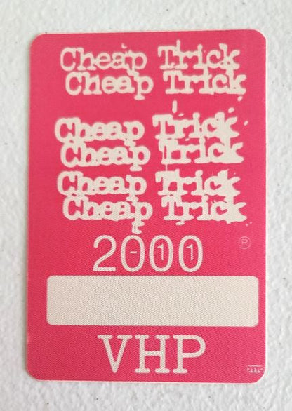 Cheap Trick on Tour 2000 VHP Backstage Pass OTTO