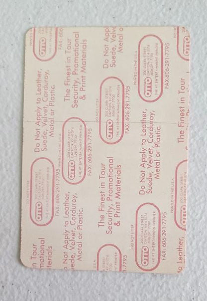 Cheap Trick on Tour 2000 VHP Backstage Pass OTTO