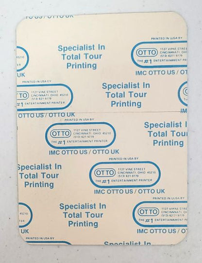 Genesis at Giant's Stadium Concert 1987 Backstage Pass OTTO