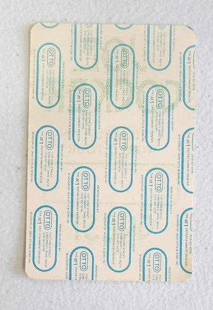 Joe Cocker Civilized Man World Tour 1984 Backstage Pass OTTO