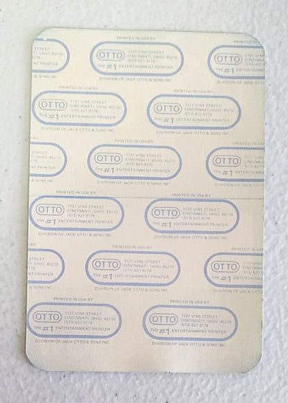 Midnight Star Headlines Tour 1986 Backstage Pass OTTO