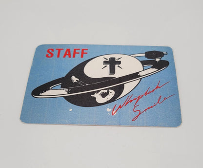 Billy Idol Whiplash Smile Tour 1986 Backstage Pass OTTO