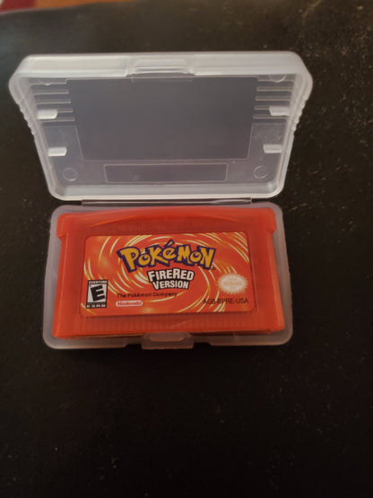 Pokemon Emerald FireRed Ruby Sapphire GBA Video Game French German