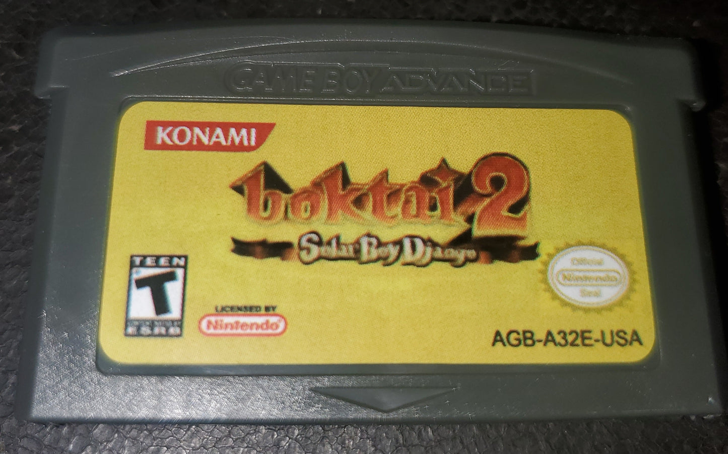 Boktai 2 Solar Boy Django GBA Video Game Boy Advance 2004