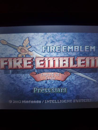 Fire Emblem Sword of Seals GBA Video Game Boy Advance 2002