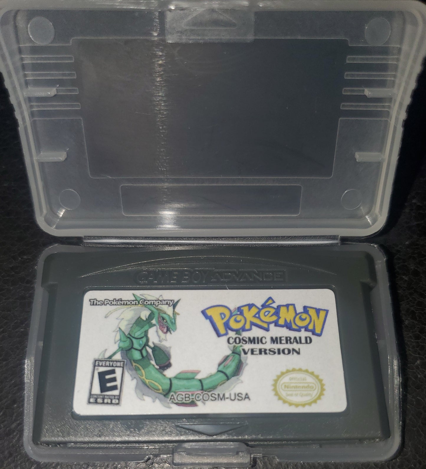 Pokemon Cosmic Emerald GBA ROM Hack Video Game Custom Gameboy Advance