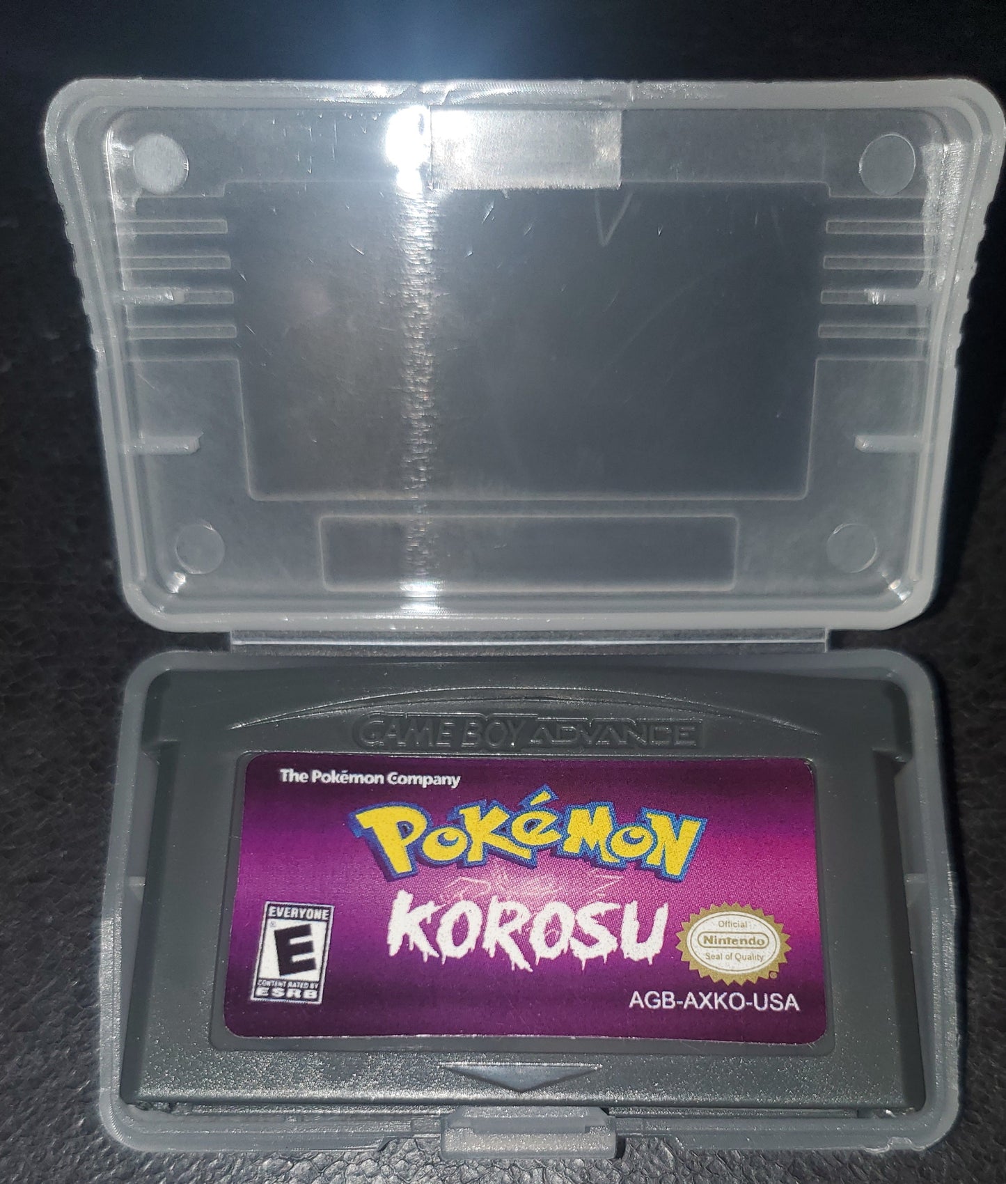 Pokemon Korosu GBA ROM Hack Video Game Custom Gameboy Advance