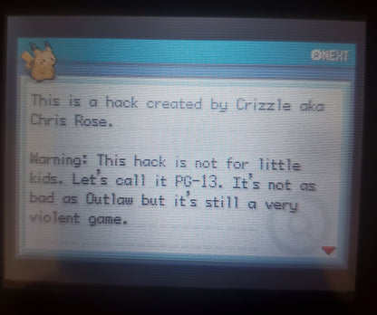 Pokemon Giratina Strikes Back GBA ROM Hack Video Game Boy Advance