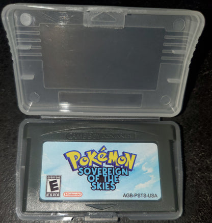Pokemon Sovereign of the Skies GBA ROM Hack Video Game Gameboy Advance