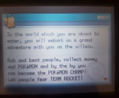 Pokemon Rocket Strike GBA ROM Hack Video Game Custom Gameboy Advance