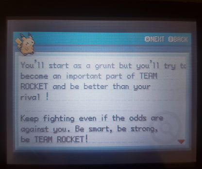 Pokemon Rocket Strike GBA ROM Hack Video Game Custom Gameboy Advance