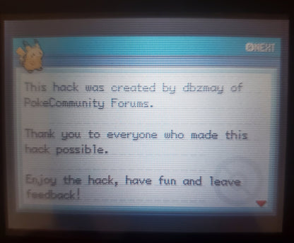 Pokemon Advanced Adventure GBA ROM Hack Video Game Boy Advance Custom