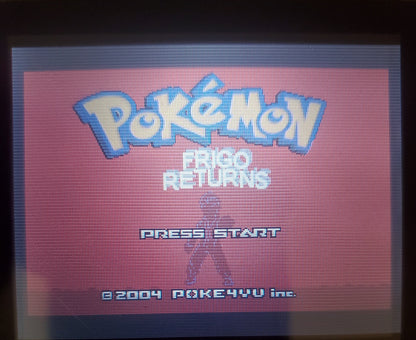 Pokemon Frigo Returns GBA ROM Hack Video Game Custom Gameboy Advance