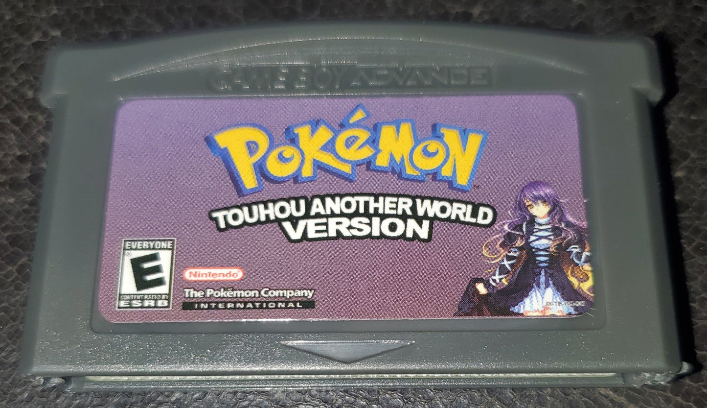 Pokemon Touhou Another World GBA ROM Hack Video Game Gameboy Advance