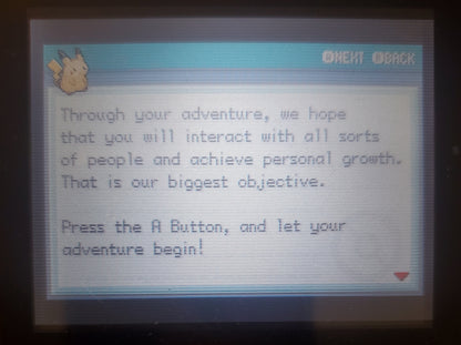 Pokemon Mirage of Tales GBA Video Game ROM Game Boy Advance Custom