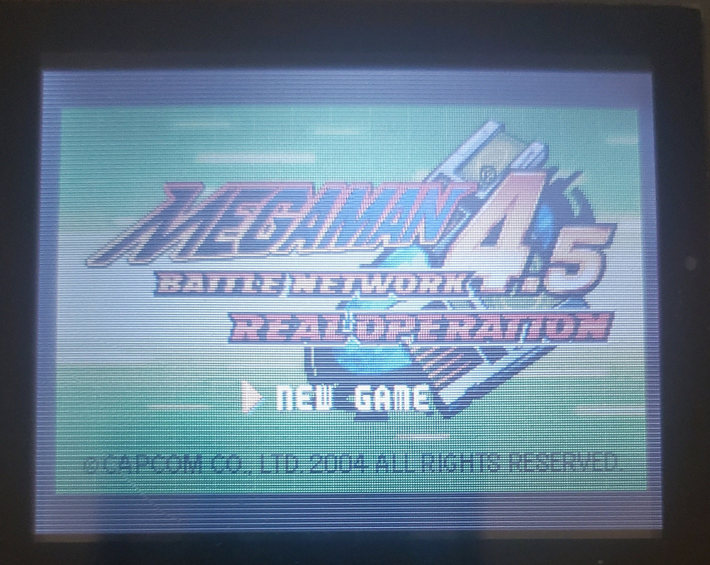 Mega Man Battle Network 4.5 Real Operation GBA Video Game Boy Advance