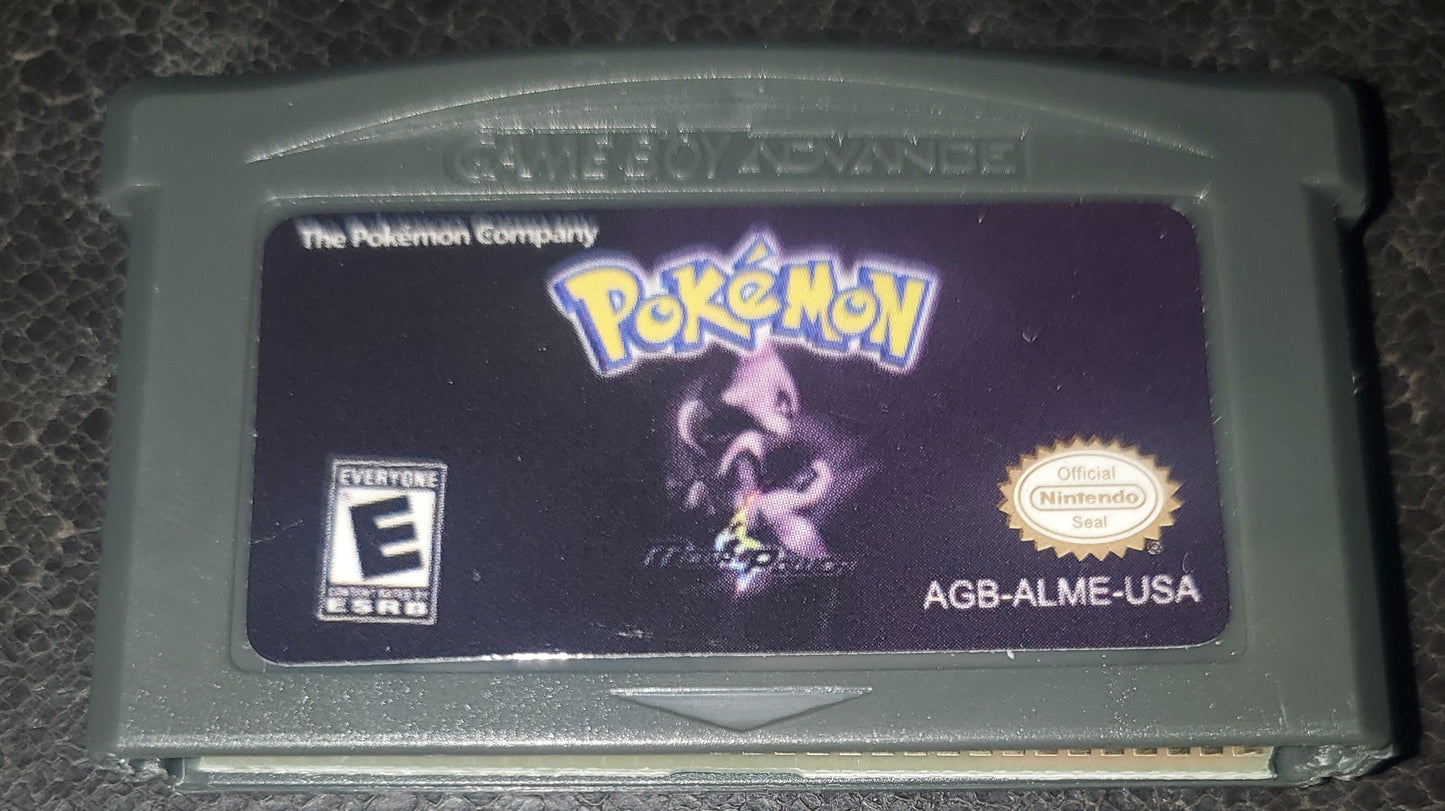 Pokemon Mega Power GBA ROM Hack Video Game Gameboy Advance Custom