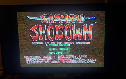 Samurai Shodown Sega Genesis Mega Drive Video Game Cartridge 1994