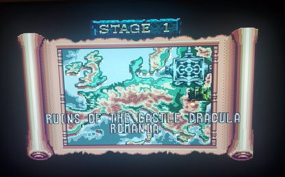 Castlevania Bloodlines Sega Genesis Mega Drive Video Game 1994