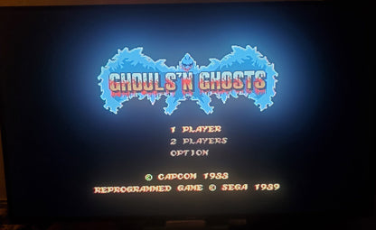 Ghouls 'N' Ghosts Sega Genesis Mega Drive Video Game Cartridge 1989