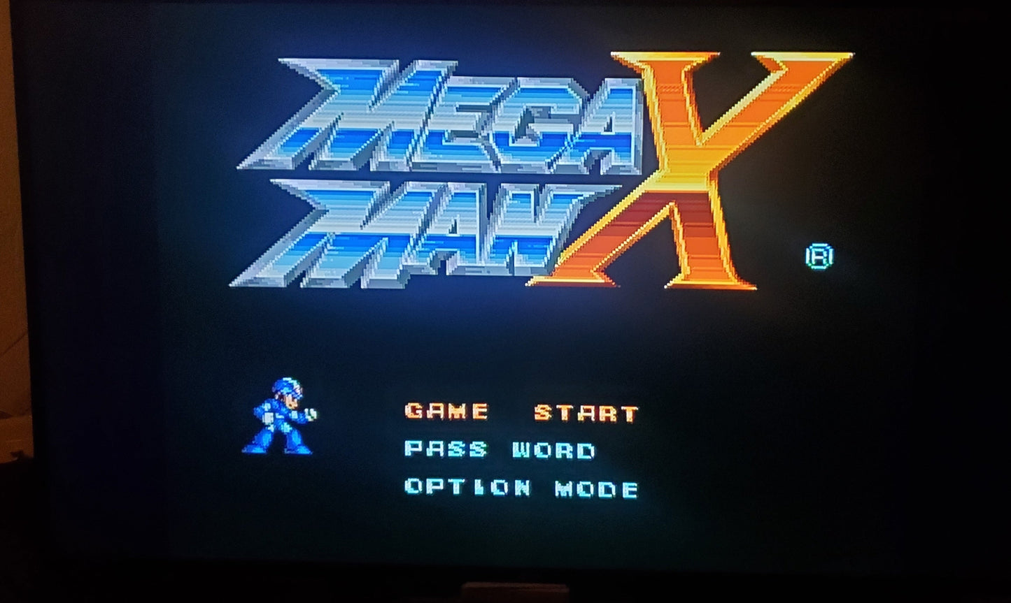 Mega Man X SNES Video Game Cartridge Super Nintendo 1993