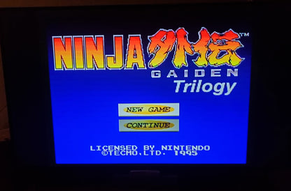 Ninja Gaiden Trilogy SNES Video Game Cartridge Super Nintendo