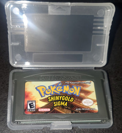 Pokemon ShinyGold Sigma GBA Video Game ROM Game Boy Advance