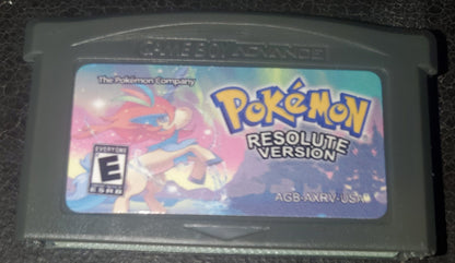 Pokemon Resolute GBA ROM Hack Video Game Custom Gameboy Advance