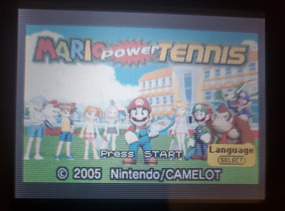 Mario Power Tennis GBA Video Game Cartridge Game Boy Advance 2005 EUR