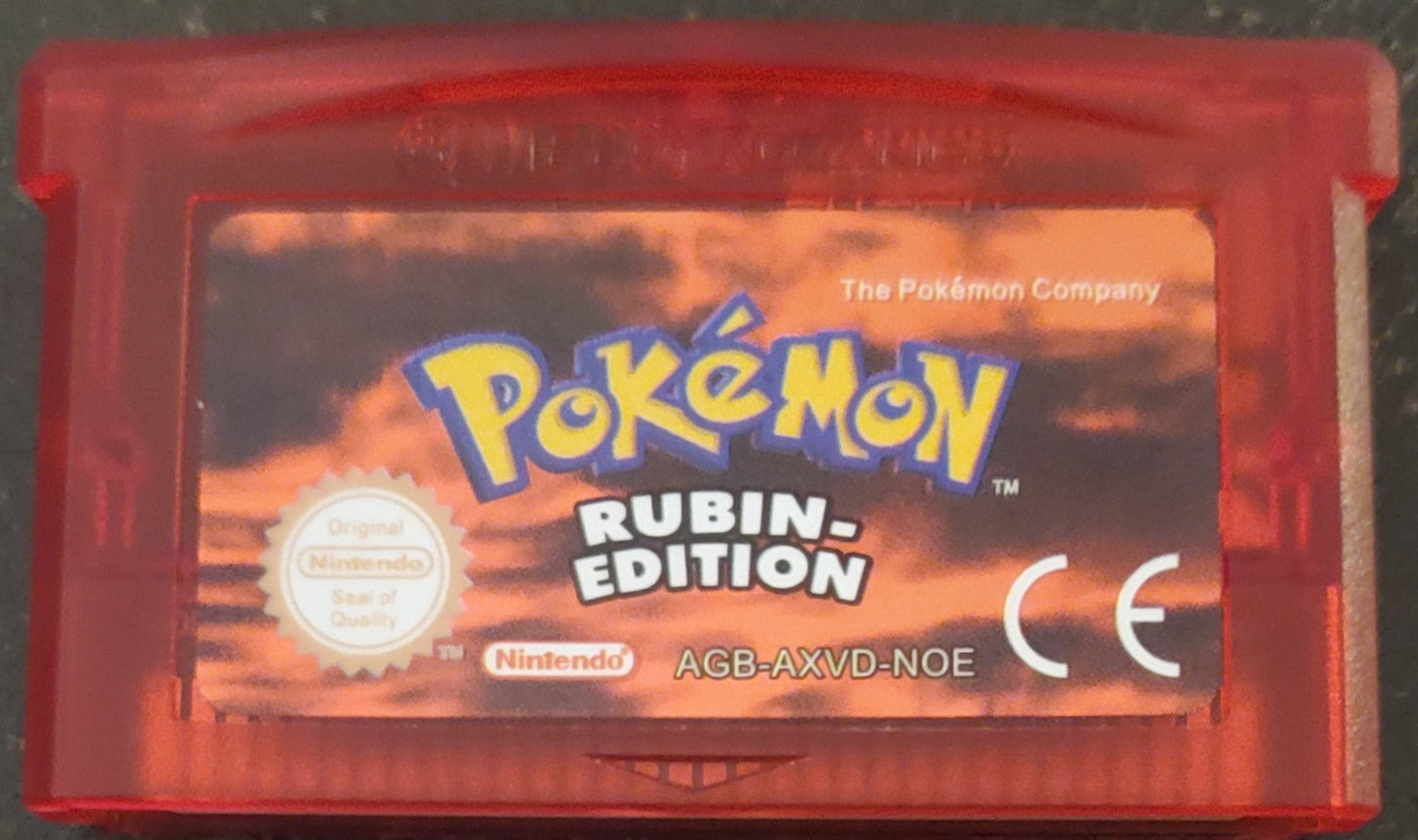 Pokemon Emerald FireRed Ruby Sapphire GBA Video Game French German
